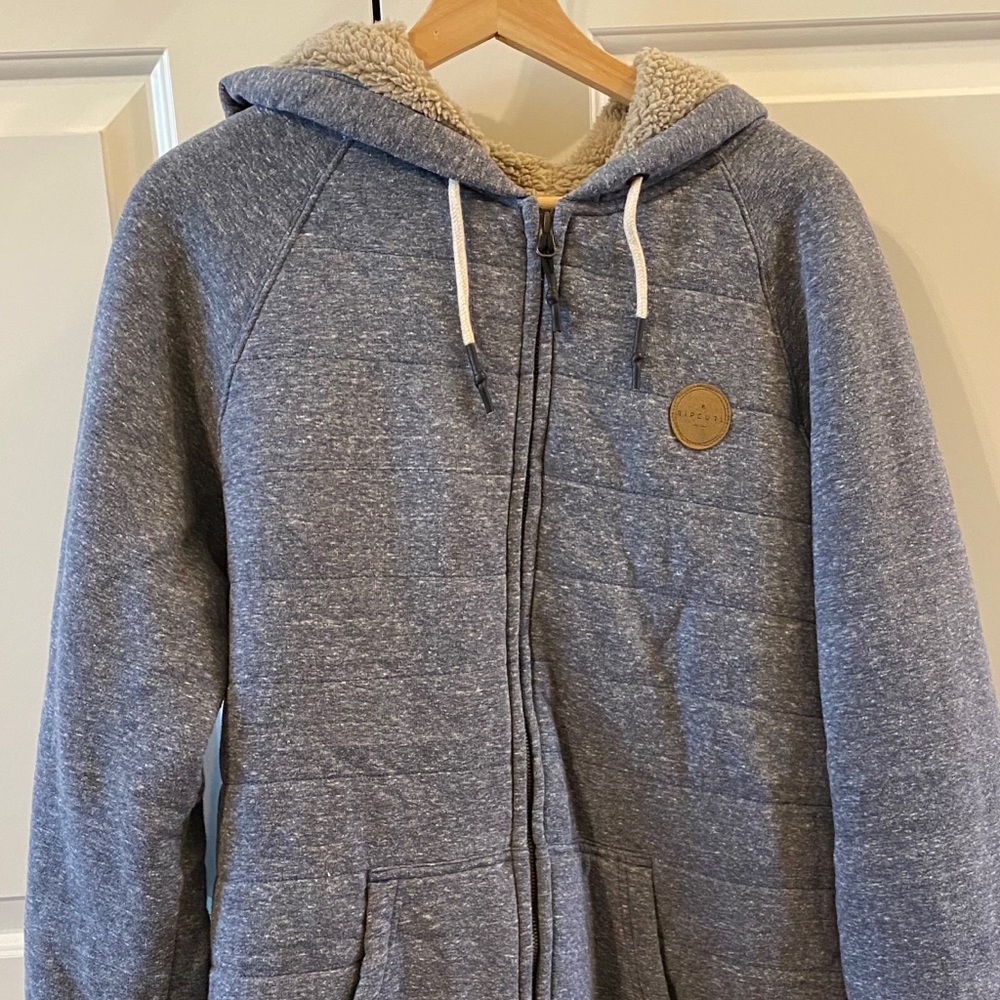 Rip curl full zip fleece hoody